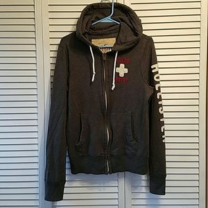 Hollister zip up hoodie